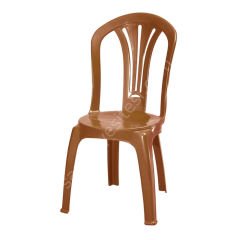 New Kolsuz Plastik Sandalye Teak