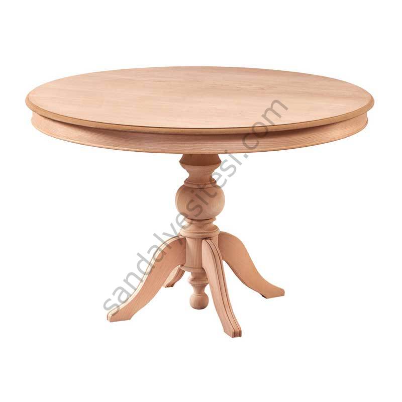 Ham 120'lik Sabit Baba Ahşap Masa