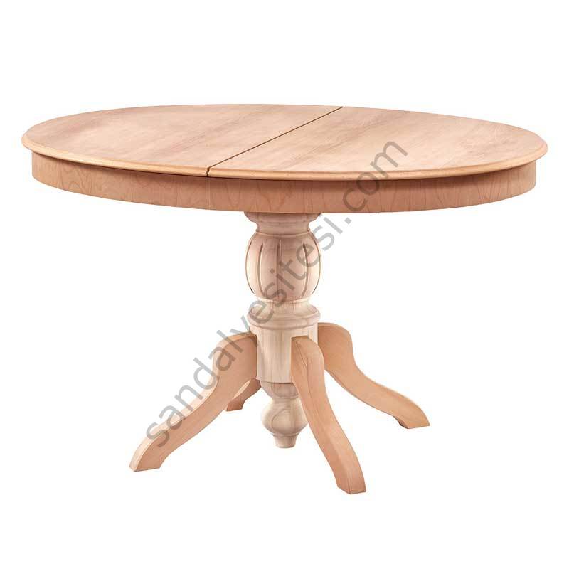 Ham 130'luk Açılır Oval Baba Ahşap Masa