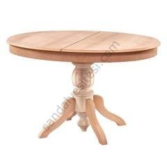 Ham 130'luk Açılır Oval Baba Ahşap Masa