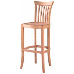 Ham Ahşap Bar Sandalyesi 001