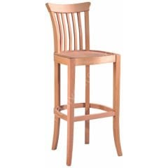 Ham Ahşap Bar Sandalyesi 001