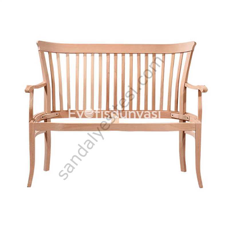 Ham Ahşap İkili Kanepe 001