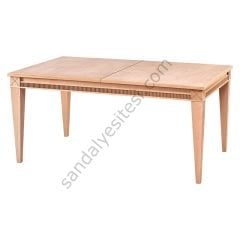 Ham Antik Açılır Ahşap Yemek Masası 170'lik