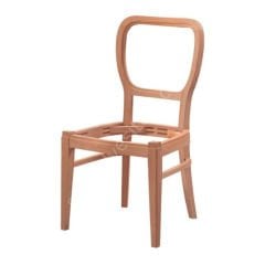 Raquel Döşemeli Ham Ahşap Sandalye