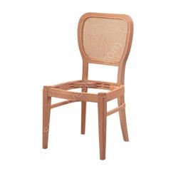 Raquel Hazeranlı Döşemeli Ham Ahşap Sandalye