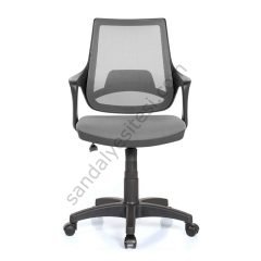 Regal Plastik Ayaklı Çalışma Koltuğu Gri