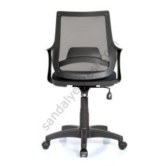 Regal Plastik Ayaklı Çalışma Koltuğu Siyah