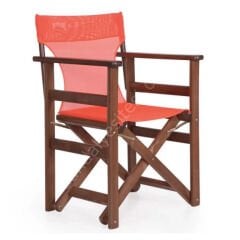 Rejisör Katlanabilir Ahşap Sandalye