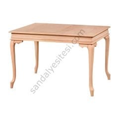 Ham Lukens Ahşap Yemek Masası 120'lik