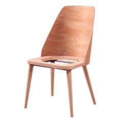 Ham Papel Yarmalı Ahşap Sandalye