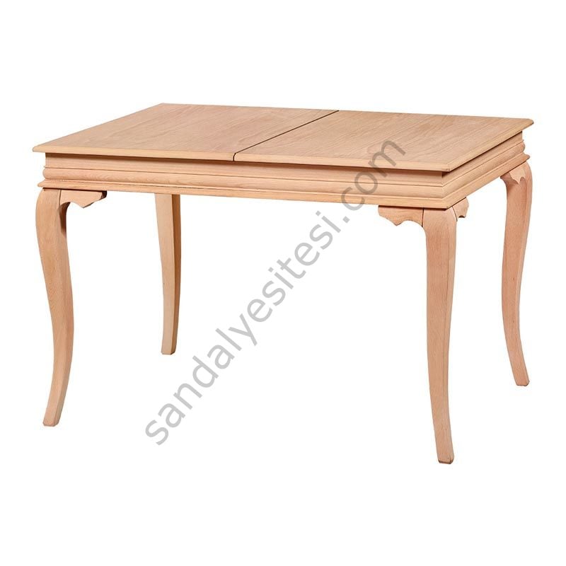 Ham Rustik Açılır Ahşap Yemek Masası 110'luk