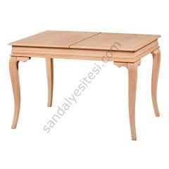 Ham Rustik Açılır Ahşap Yemek Masası 140'lık