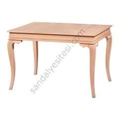 Ham Rustik Ahşap Yemek Masası 120'lik