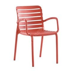 Parma Kollu Plastik Sandalye