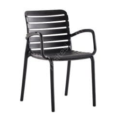 Parma Kollu Plastik Sandalye