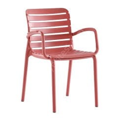 Parma Kollu Plastik Sandalye