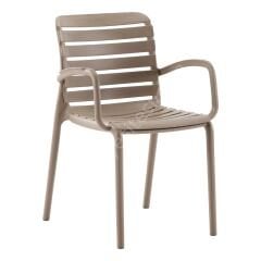 Parma Kollu Plastik Sandalye