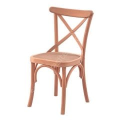 Ham Tonet Çapraz Döşemeli Ahşap Sandalye