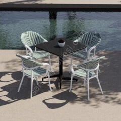 Moon PP 70x70 Kafe Masası