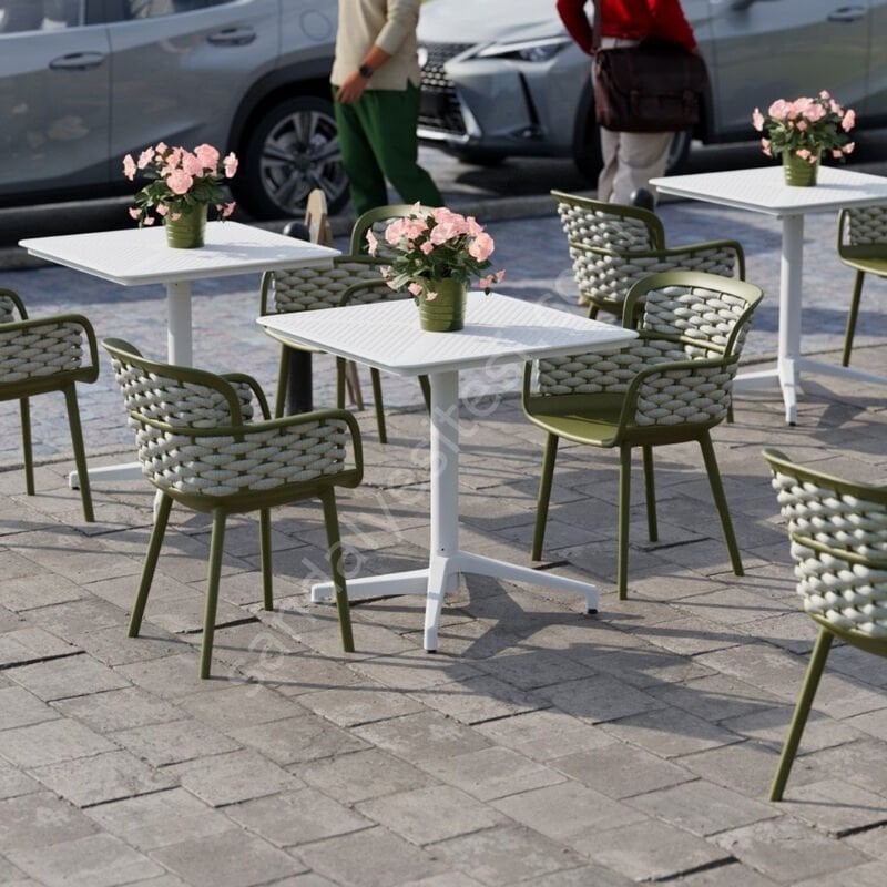 Moon PP 80x80 Kafe Masası