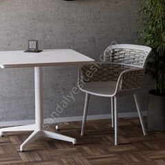 Moon PP 80x80 Kafe Masası