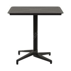 Moon PP 80x80 Kafe Masası Siyah