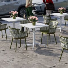 Moon PP 70x70 Katlanır Kafe Masası