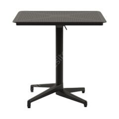 Moon PP 70x70 Katlanır Kafe Masası Siyah