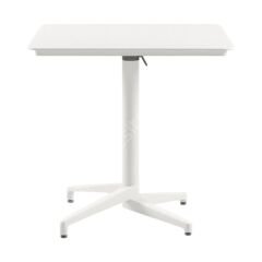 Moon PP 80x80 Katlanır Kafe Masası Beyaz
