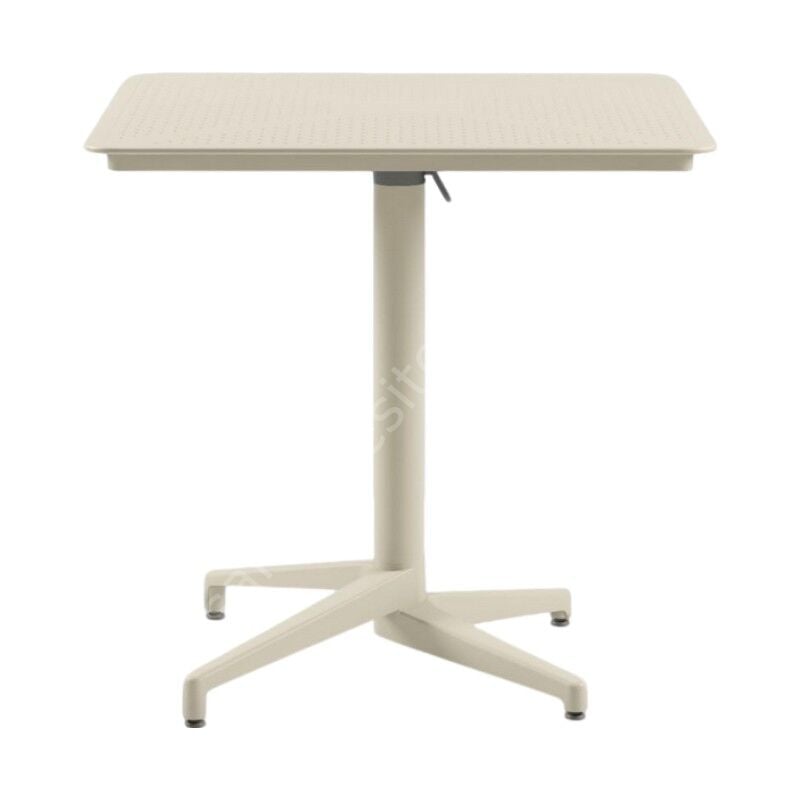 Moon PP 80x80 Katlanır Kafe Masası Bej