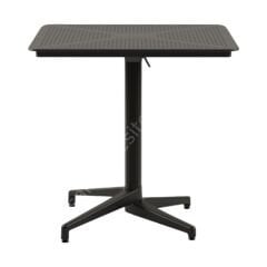 Moon PP 80x80 Katlanır Kafe Masası Siyah