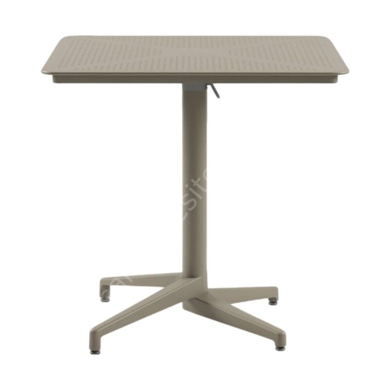 Moon PP 80x80 Katlanır Kafe Masası Vizon