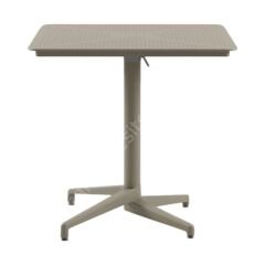 Moon PP 80x80 Katlanır Kafe Masası Vizon