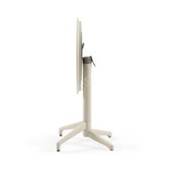 Moon PP 60 Çap Katlanır Kafe Masası Bej