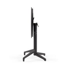 Moon PP 60 Çap Katlanır Kafe Masası Antrasit