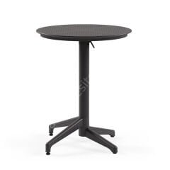 Moon PP 60 Çap Katlanır Kafe Masası Antrasit