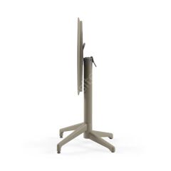 Moon PP 60 Çap Katlanır Kafe Masası Vizon