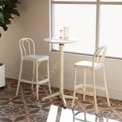 Moon PP 60 Çap Bar Masası