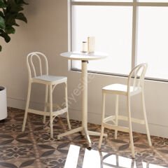 Moon PP 60 Çap Bar Masası