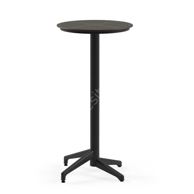 Moon PP 60 Çap Bar Masası Siyah