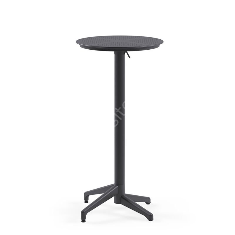 Moon PP 60 Çap Katlanır Bar Masası Antrasit