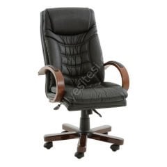 Audi Ahşap Ayaklı Makam Koltuğu