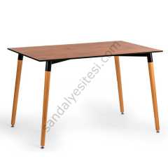 Jasmin Ahşap Masa Venge 77x120
