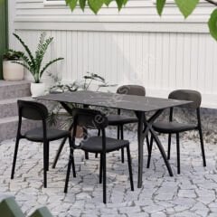 Ali PP Kollu Kafe Sandalyesi