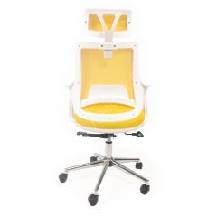 Regal Başlıklı Çalışma Koltuğu Sarı
