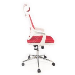 Regal Başlıklı Çalışma Koltuğu Kırmızı
