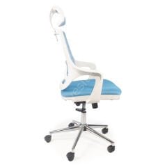Regal Başlıklı Çalışma Koltuğu turkuaz