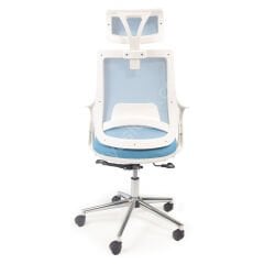 Regal Başlıklı Çalışma Koltuğu turkuaz