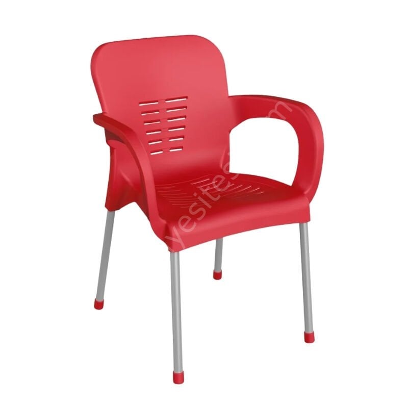 Didim Plastik Sandalye Kırmızı
